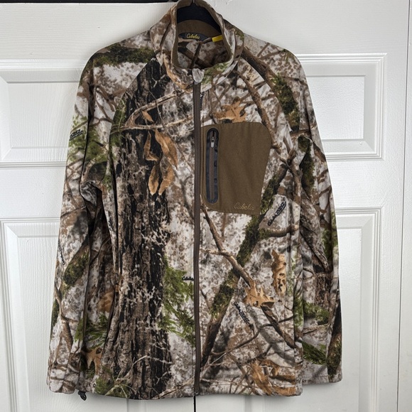 Cabela's Other - Cabela's Fleece Camouflage Hunting Zip up Men's Jacket Size Large